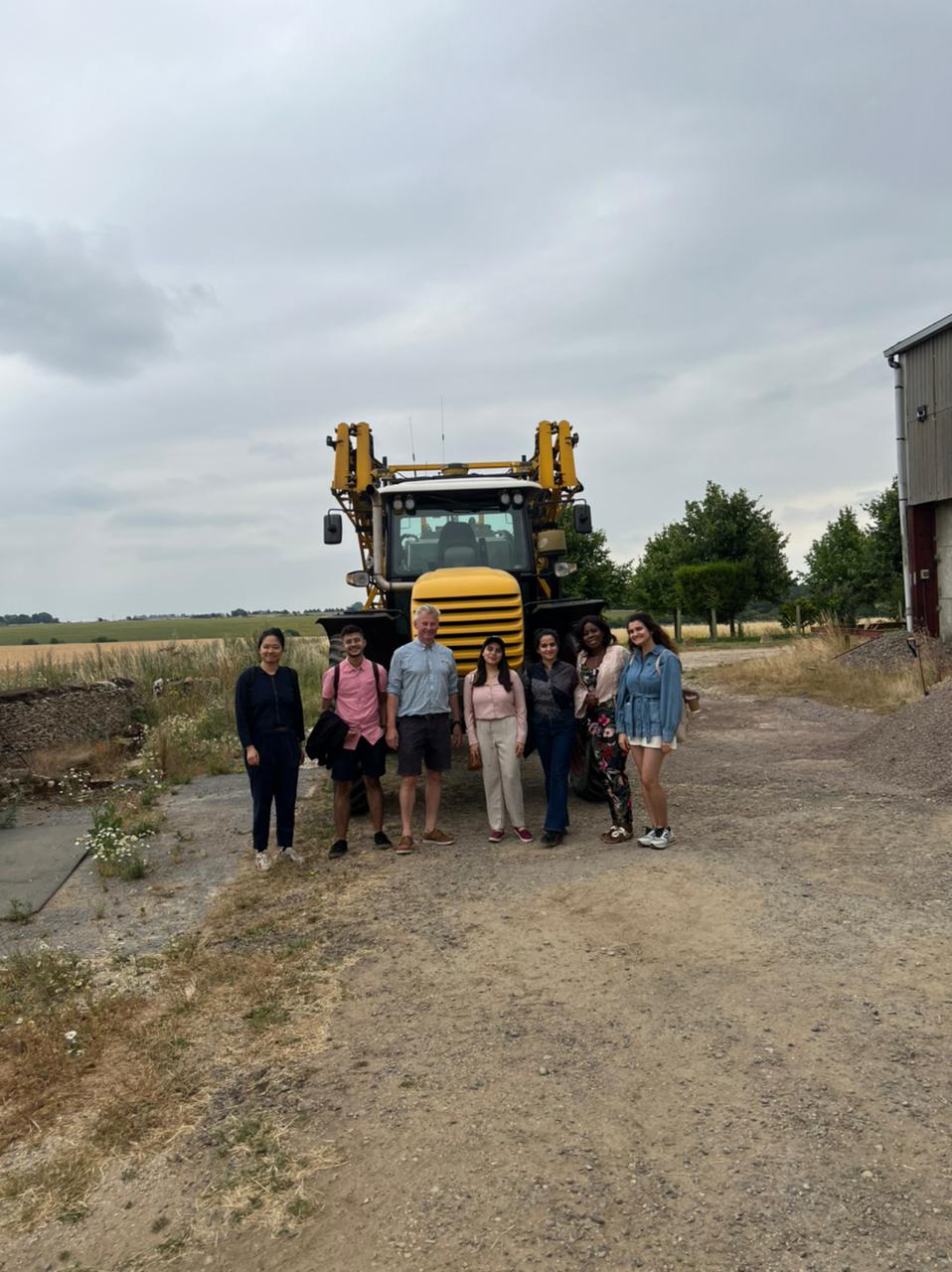 UCL students visit August Farms (home of Trust Chair)