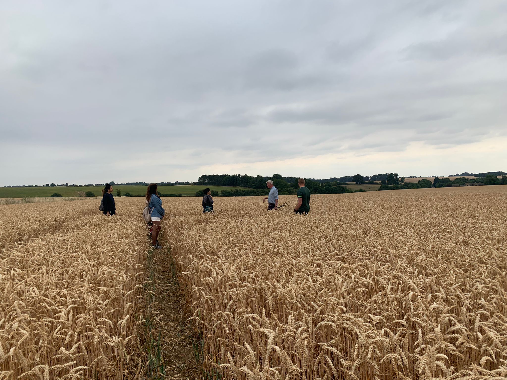 UCL students visit August Farms (home of Trust Chair)